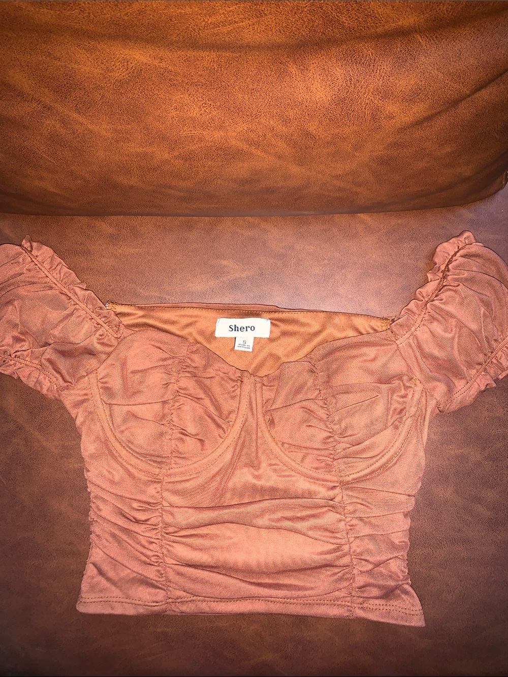 Orange Women's Crop Top